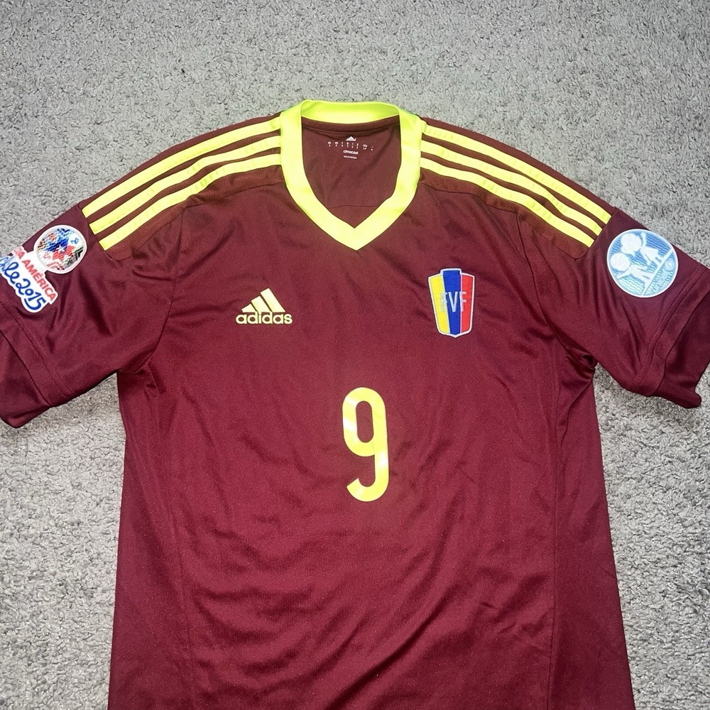 VENEZUELA 2015 2016 HOME FOOTBALL SHIRT SOCCER JERSEY ADIDAS  RONDÓN #9 SIZE S